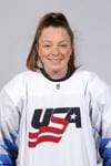 MADISON, WISCONSIN - JUNE 5: USA’s Tessa Janecke #22 - 2022 IIHF Ice Hockey U18 Women’s World Championship at LaBahn Ice Arena on June 5, 2022 in Madison, WI. (Photo by Chris Tanouye/HHOF-IIHF Images)